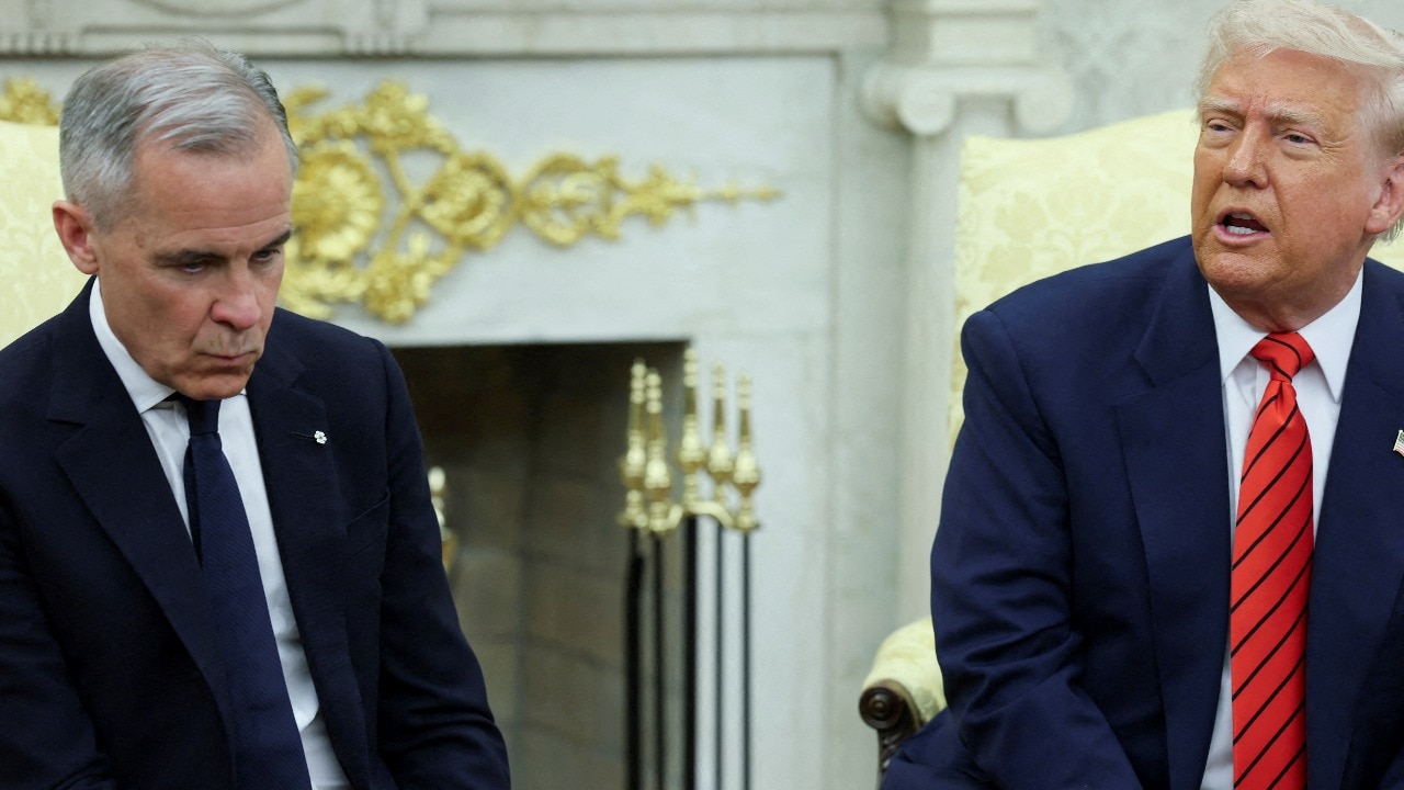 In meet with Trump, Carney says Canada not for sale, gets 